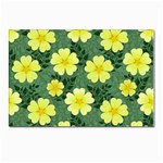 Bloom Flowering Yellow Blade Green Postcards 5  x 7  (Pkg of 10)