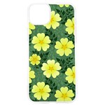 Bloom Flowering Yellow Blade Green iPhone 15 Pro TPU UV Print Case