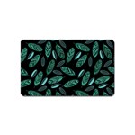 Leaves Pattern Abstract Blade Magnet (Name Card)