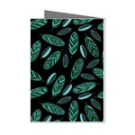 Leaves Pattern Abstract Blade Mini Greeting Cards (Pkg of 8)