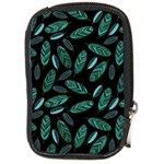 Leaves Pattern Abstract Blade Compact Camera Leather Case