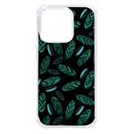 Leaves Pattern Abstract Blade iPhone 14 Pro TPU UV Print Case