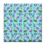 Sea Ocean Sealife Turtle Jellyfish Tile Coaster