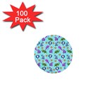 Sea Ocean Sealife Turtle Jellyfish 1  Mini Buttons (100 pack) 