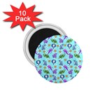 Sea Ocean Sealife Turtle Jellyfish 1.75  Magnets (10 pack) 