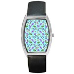 Sea Ocean Sealife Turtle Jellyfish Barrel Style Metal Watch