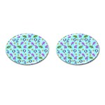 Sea Ocean Sealife Turtle Jellyfish Cufflinks (Oval)