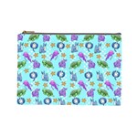 Sea Ocean Sealife Turtle Jellyfish Cosmetic Bag (Large)