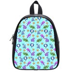 Sea Ocean Sealife Turtle Jellyfish School Bag (Small)