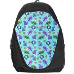 Sea Ocean Sealife Turtle Jellyfish Backpack Bag