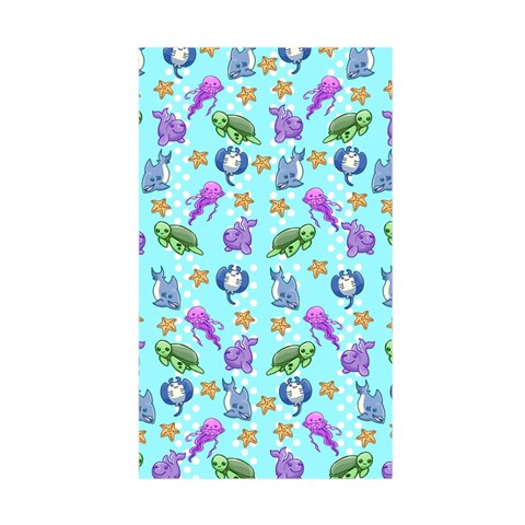 Sea Ocean Sealife Turtle Jellyfish Duvet Cover Double Side (Single Size) from ArtsNow.com Back