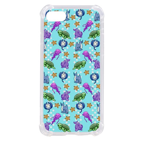 Sea Ocean Sealife Turtle Jellyfish iPhone SE from ArtsNow.com Front