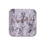 Cracked Marble Symphony Pattern Design Rubber Square Coaster (4 pack)