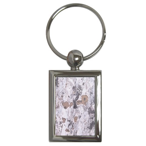 Cracked Marble Symphony Pattern Design Key Chain (Rectangle) from ArtsNow.com Front