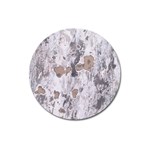 Cracked Marble Symphony Pattern Design Magnet 3  (Round)