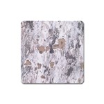 Cracked Marble Symphony Pattern Design Square Magnet