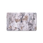 Cracked Marble Symphony Pattern Design Magnet (Name Card)