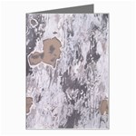 Cracked Marble Symphony Pattern Design Greeting Card