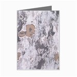 Cracked Marble Symphony Pattern Design Mini Greeting Card