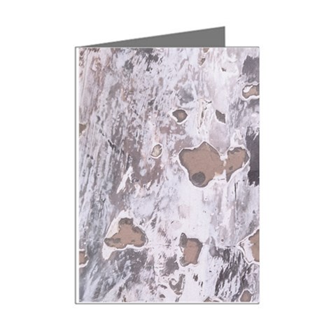 Cracked Marble Symphony Pattern Design Mini Greeting Cards (Pkg of 8) from ArtsNow.com Right