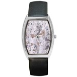 Cracked Marble Symphony Pattern Design Barrel Style Metal Watch