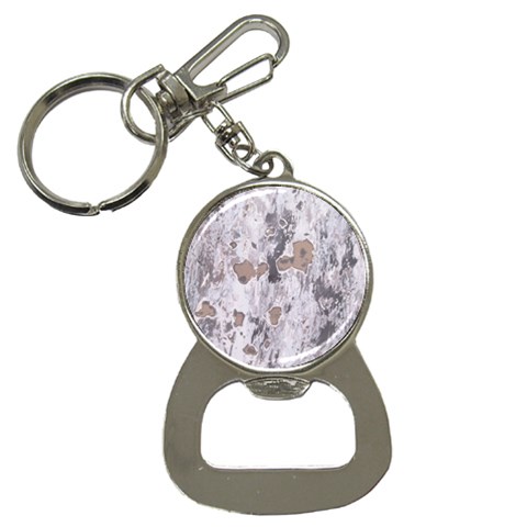 Cracked Marble Symphony Pattern Design Bottle Opener Key Chain from ArtsNow.com Front