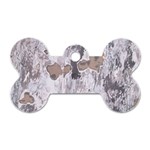 Cracked Marble Symphony Pattern Design Dog Tag Bone (One Side)