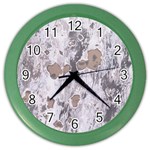 Cracked Marble Symphony Pattern Design Color Wall Clock