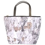 Cracked Marble Symphony Pattern Design Bucket Bag