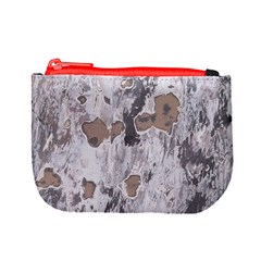 Cracked Marble Symphony Pattern Design Mini Coin Purse from ArtsNow.com Front