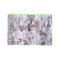 Cracked Marble Symphony Pattern Design Cosmetic Bag (Large) from ArtsNow.com Front