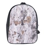 Cracked Marble Symphony Pattern Design School Bag (Large)