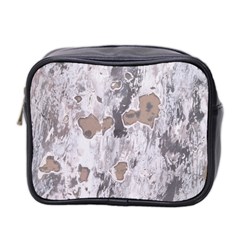 Cracked Marble Symphony Pattern Design Mini Toiletries Bag (Two Sides) from ArtsNow.com Front