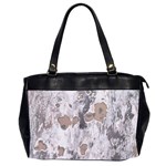 Cracked Marble Symphony Pattern Design Oversize Office Handbag (2 Sides)