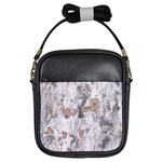 Cracked Marble Symphony Pattern Design Girls Sling Bag