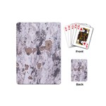 Cracked Marble Symphony Pattern Design Playing Cards Single Design (Mini)