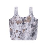 Cracked Marble Symphony Pattern Design Full Print Recycle Bag (S)