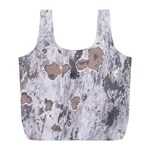 Cracked Marble Symphony Pattern Design Full Print Recycle Bag (L)