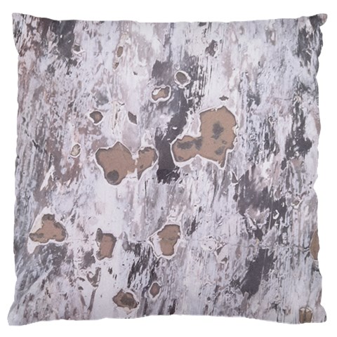 Cracked Marble Symphony Pattern Design Large Premium Plush Fleece Cushion Case (One Side) from ArtsNow.com Front