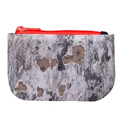 Cracked Marble Symphony Pattern Design Large Coin Purse from ArtsNow.com Front