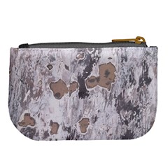 Cracked Marble Symphony Pattern Design Large Coin Purse from ArtsNow.com Back