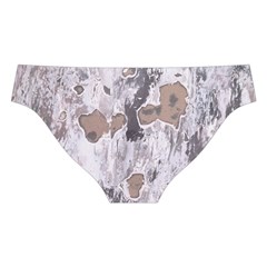 Cracked Marble Symphony Pattern Design Cross Back Hipster Bikini Set from ArtsNow.com Back Under