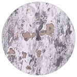 Cracked Marble Symphony Pattern Design Round Trivet