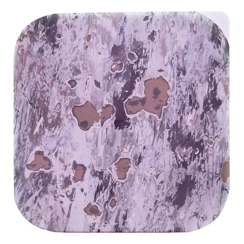 Cracked Marble Symphony Pattern Design Stacked food storage container from ArtsNow.com Purple