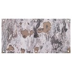 Cracked Marble Symphony Pattern Design Banner and Sign 4  x 2 