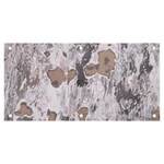 Cracked Marble Symphony Pattern Design Banner and Sign 6  x 3 