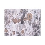 Cracked Marble Symphony Pattern Design Premium Plush Fleece Blanket (Mini)