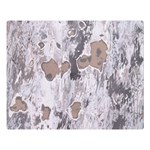 Cracked Marble Symphony Pattern Design Premium Plush Fleece Blanket (Large)