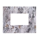 Cracked Marble Symphony Pattern Design White Tabletop Photo Frame 4 x6 