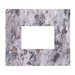 Cracked Marble Symphony Pattern Design White Wall Photo Frame 5  x 7 